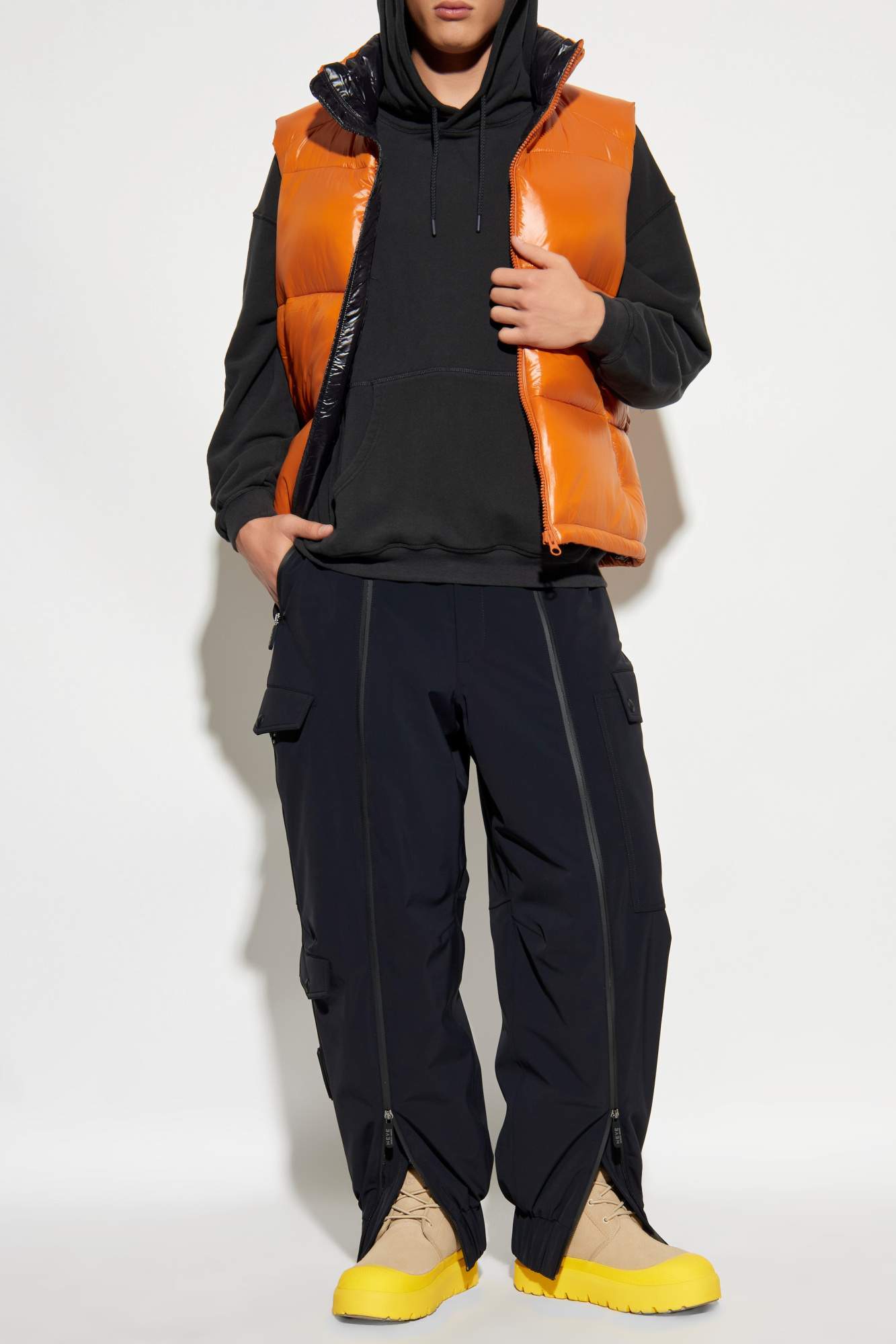 た*か様 SUNSEA CHECK REVERSIBLE BLOUSON 3 Orange Insulated